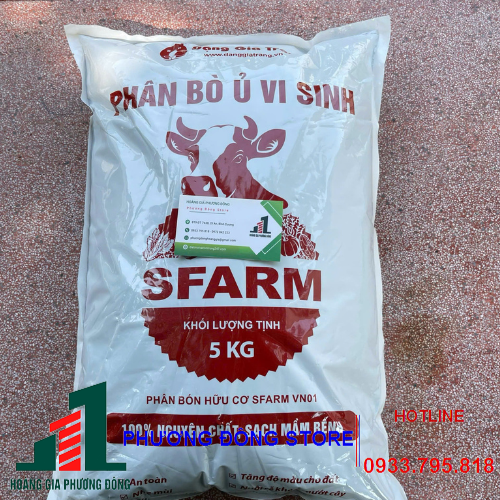 Phân bò ủ vi sinh Sfarm