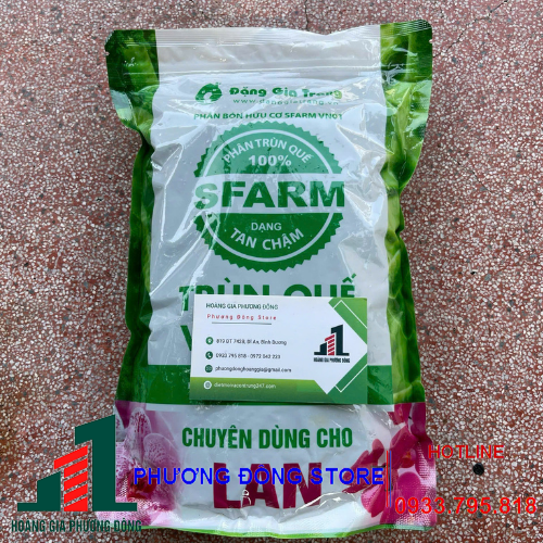 Viên nén trùng quế tan chậm sfarm (cho lan)