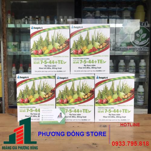 Phân bón lá hỗn hợp Hợp Trí HK NPK 7-5-44+TE