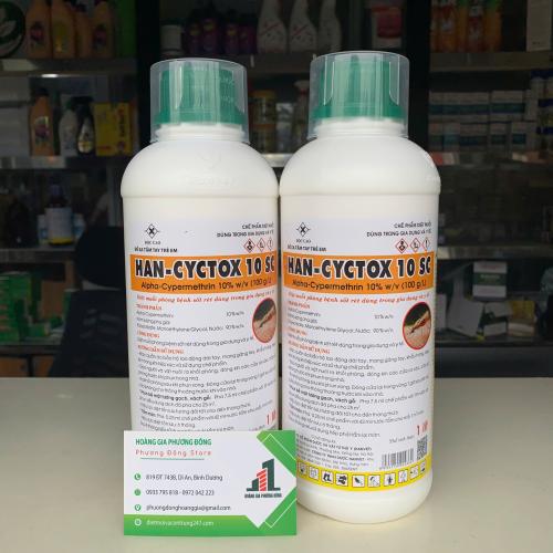 Thuốc diệt muỗi, côn trùng Han Cyctox 10sc