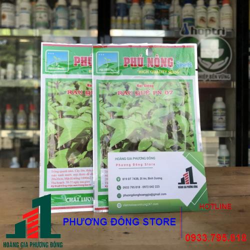 Hạt giống rau quế trắng 