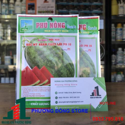 Hạt giống dưa hấu Hắc Mỹ Nhân Thủy Lôi PN-18