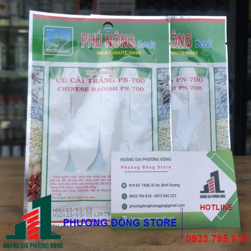 Hạt giống Củ cải trắng 